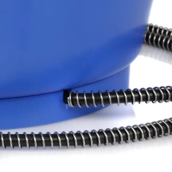 Farm Innovators R-19A 1.5 Gallon Electric Heated Pet Water Bowl with Thermostatic Control and Anti Chew Cord Protector, 60 Watt, Blue image {2}