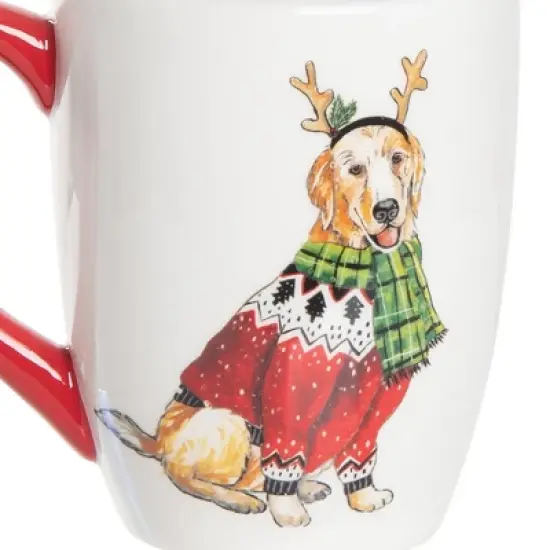 Gallerie II Dog Christmas Mug 16 oz image {3}