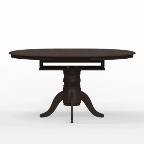 Glenwillow Home Oval Butterfly Leaf Dining Table + Cross Back Dining Chairs Dining Set image {3}
