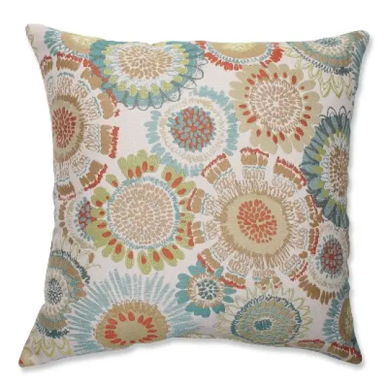 Maggie Mae Throw Pillow Aqua - Pillow Perfect image {4}