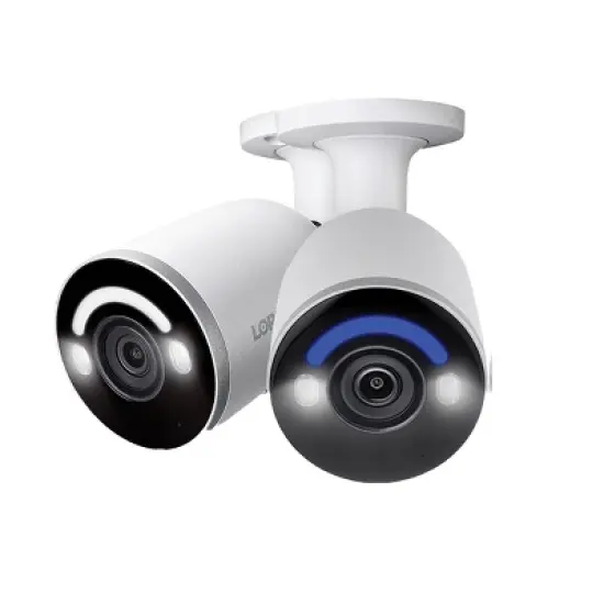 Lorex Fusion 4K UHD 16-Camera-Capable 2-TB Wired NVR System with Four 4K Wired IP Outdoor Bullet Cameras with Smart Security Lighting image {3}