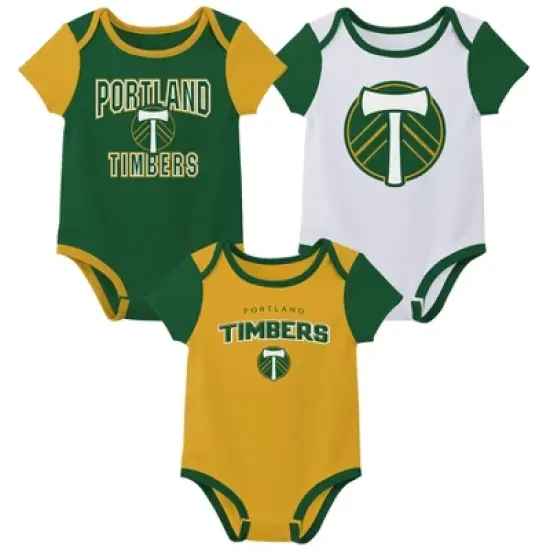 MLS Portland Timbers Infant 3pk Bodysuit image {4}