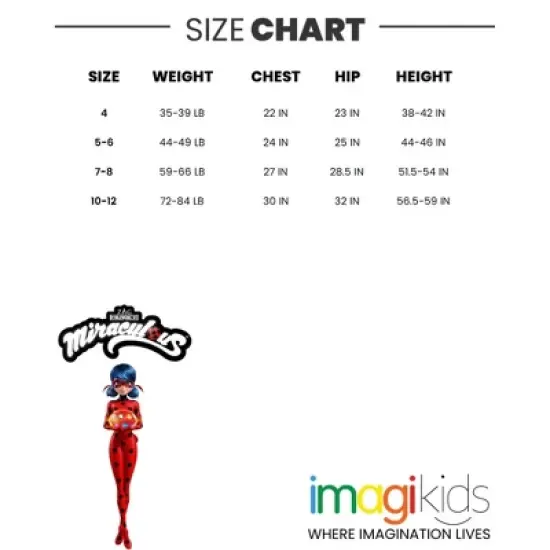 Miraculous Ladybug Girls Zip Up Winter Coat Puffer Jacket Little Kid to Big Kid image {6}