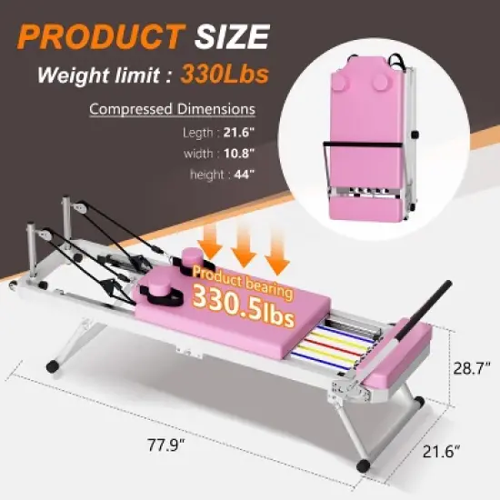 Dexmalle yoga studio with the same commercial fitness equipment, pink image {4}