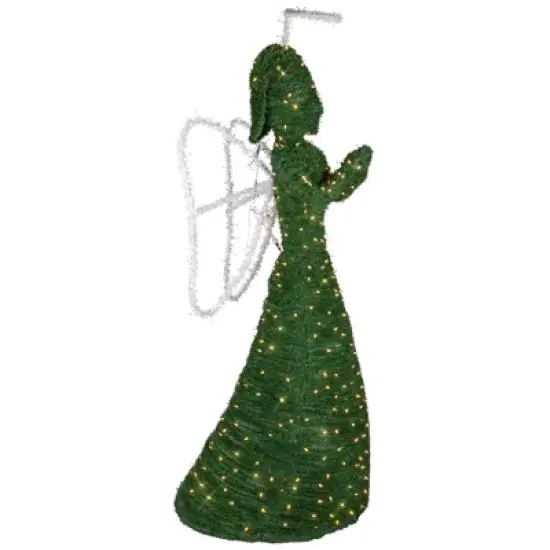 Northlight Lighted Commercial Topiary Angel Outdoor Christmas Decoration - 6.5' - Warm White LED Lights image {2}