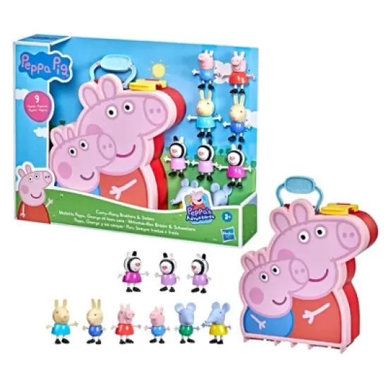 Peppa Pig Carry-Along Brothers & Sisters (Target Exclusive) image {2}