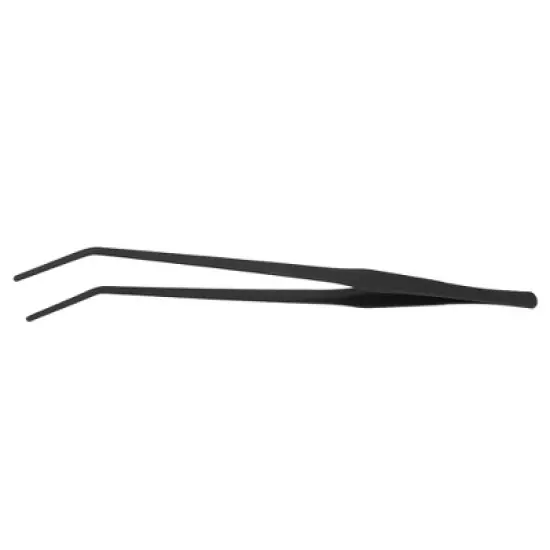 Unique Bargains Aquarium Tweezers Stainless Steel Tweezers for Plants Pets Black 1Pcs image {4}