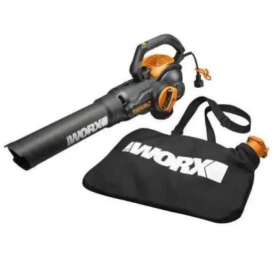 Worx WG524 12 Amp TRIVAC 3-in-1 Electric Leaf Blower/Mulcher/Vac with Leaf Collection System image {5}