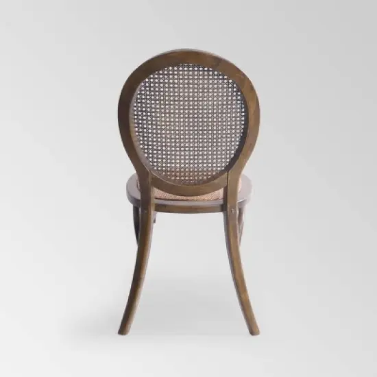 Set of 2 Chittenden Rattan Dining Chair - Christopher Knight Home image {2}