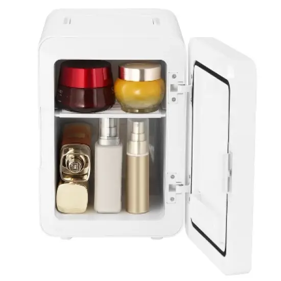 Frigidaire Gallery&reg; 9-Can Lighted Mirror Beauty Fridge, White image {3}