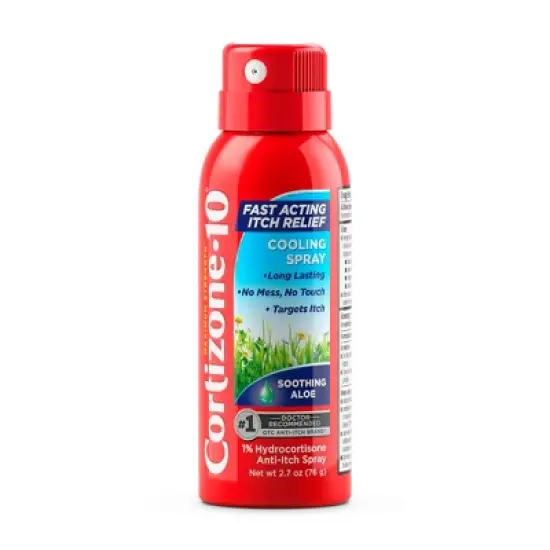 Cortizone-10 Fast Acting Cooling Anti-Itch Spray - Hydrocortisone - 2.7oz image {13}
