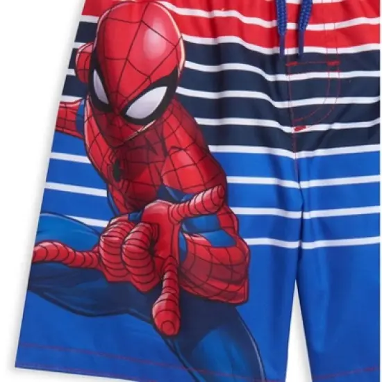 Marvel Avengers Spider-Man Swim Trunks Bathing Suit Toddler image {2}