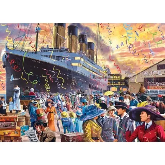 MasterPieces 1000 Piece Jigsaw Puzzle - Titanic Underway - 19.25"x26.75" image {2}