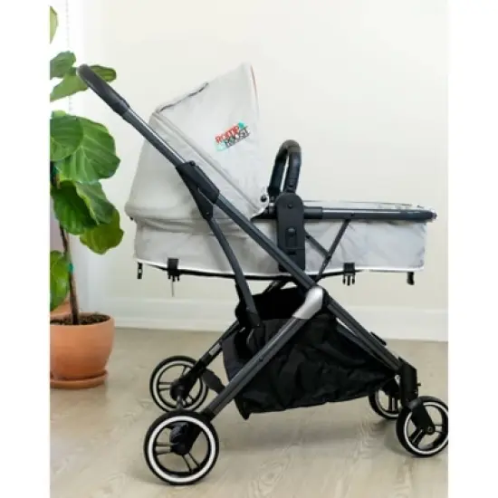 Romp & Roost LUXE Flight Single or Double Stroller including the Hatch 3-in-1 Bassinet image {6}