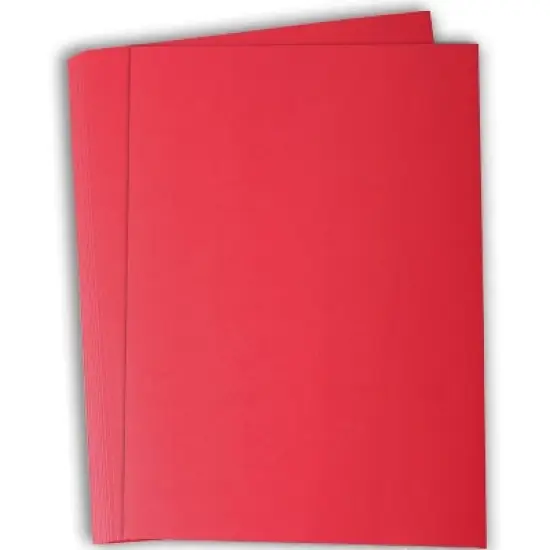 Hamilco Colored Cardstock Scrapbook Paper 8.5" x 11" Punch Red Color Card Stock Paper 50 Pack image {7}