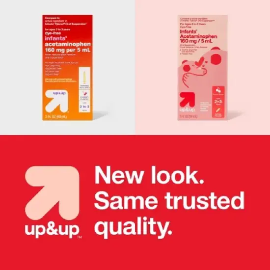 Acetaminophen Dye Free Infant Pain Reliever Liquid - Cherry - 2 fl oz - up&up&trade; image {7}