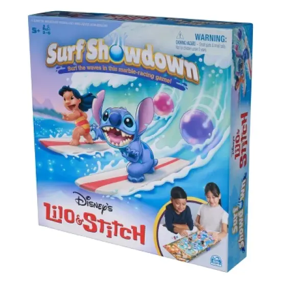 Spin Master Games Disney&rsquo;s Lilo & Stitch Surf Showdown Marble Game image {7}