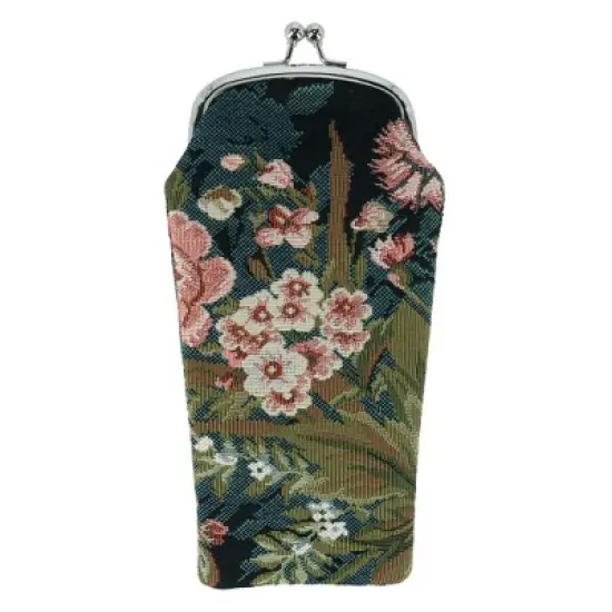 CTM Women's Floral Print Tapestry Glasses Case image {4}