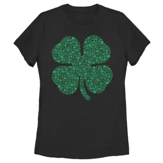 Women's Marvel St. Patrick's Day Hero Icon Clover T-Shirt image {3}