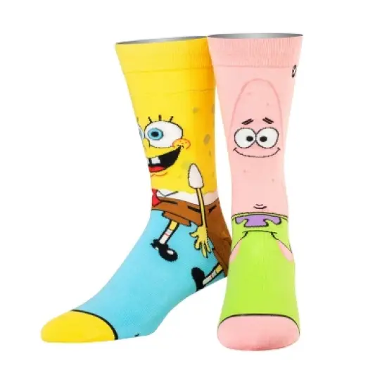 Odd Sox, Nickelodeon SpongeBob SquarePants Cartoon Socks, Men's & Women, Assorted image {8}