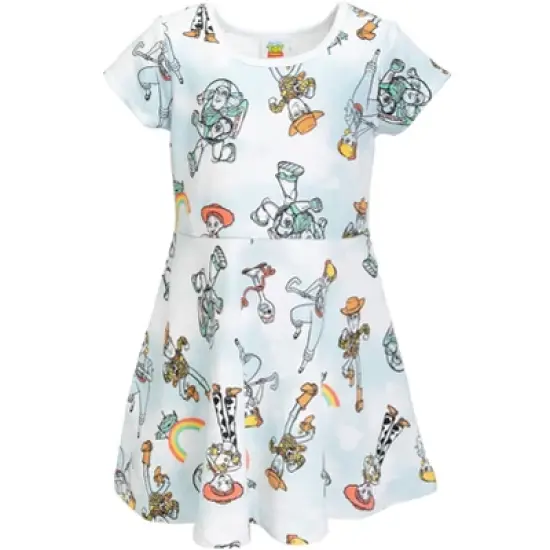 Disney Nightmare Before Christmas Jack Skellington Girls French Terry Skater Dress Toddler image {5}