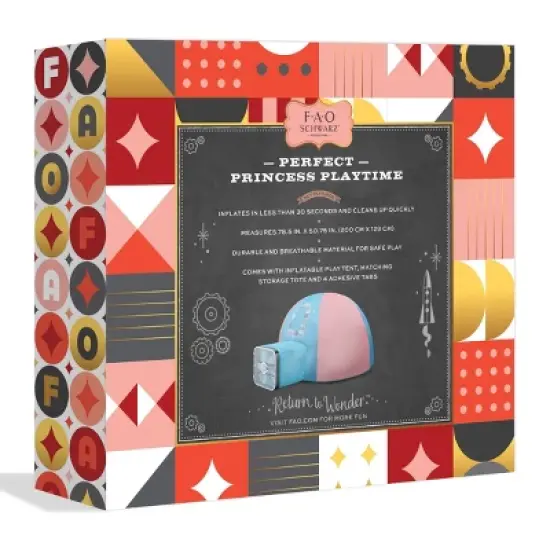 FAO Schwarz Inflatable Dome Princess Toy Tent image {4}