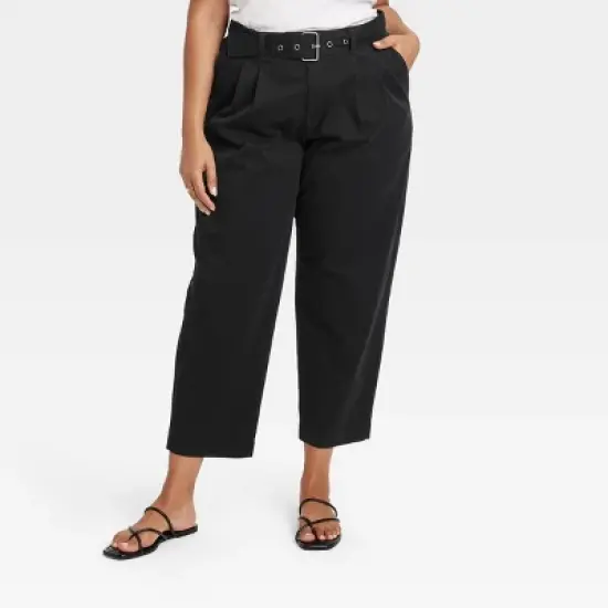 Women's Super High-Rise Tapered Chino Pants - A New Day&trade; image {3}