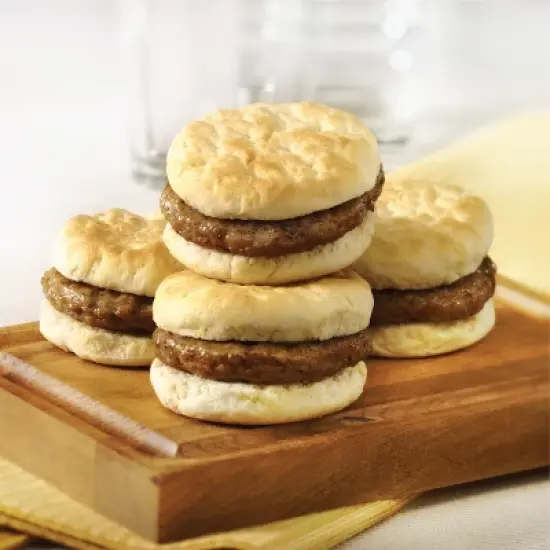Jimmy Dean Biscuit Sausage Snack Size Frozen Sandwiches - 17oz image {4}