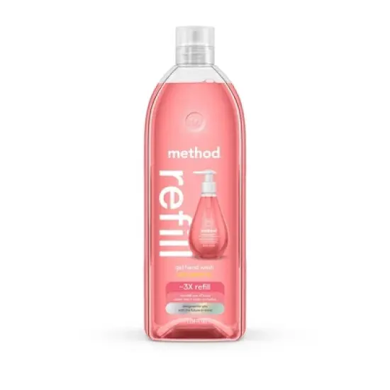 Method Gel Hand Soap Refill - Pink Grapefruit - 34 fl oz image {6}