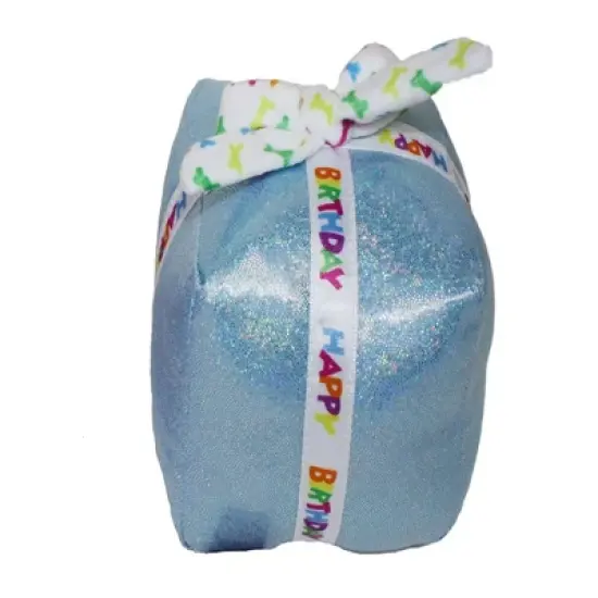 MultiPet Birthday Present Dog Toy - Blue (5.5") image {3}