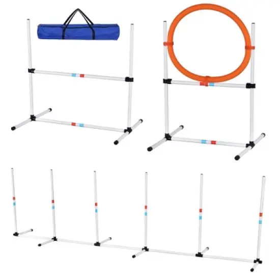 3PC/6Pack  Dog Agility Equipment Set, Obstacle Course Exercise for Dog image {7}
