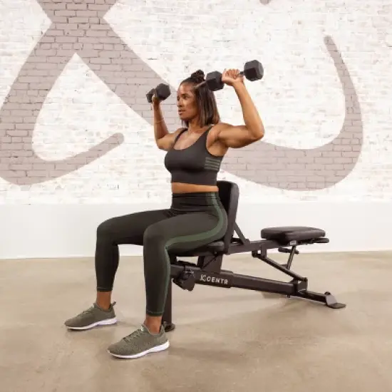 Centr Multi-Adjustable Flat Incline and Decline Workout Bench with 3-month Centr Membership image {2}