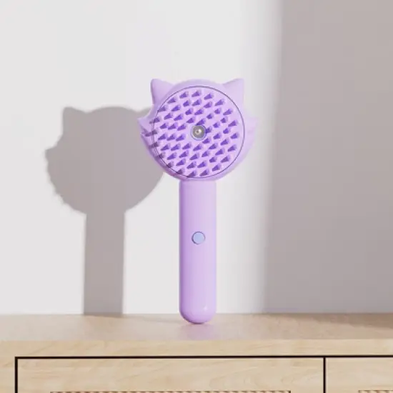 BABYYER Pet Steam Brush Removes For Grooming - Comb For Puppies And Kittens Grooming Massage Cleaning Removal For Home Use Shower image {10}