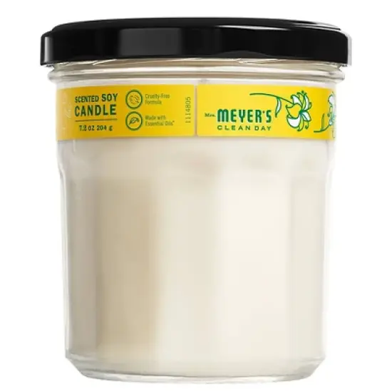 Mrs. Meyer's Clean Day Honeysuckle Large Jar Candle - 7.2oz image {2}