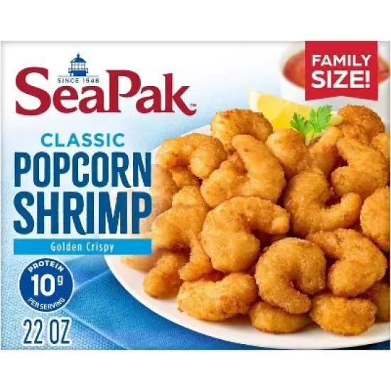 Sea Pak Frozen Popcorn Shrimp - 22oz image {1}