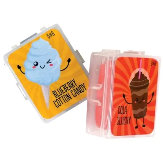 Link Up Scented Kneaded Erasers (6 Pack) - Mystery Puzzle & Fun Scents image {2}