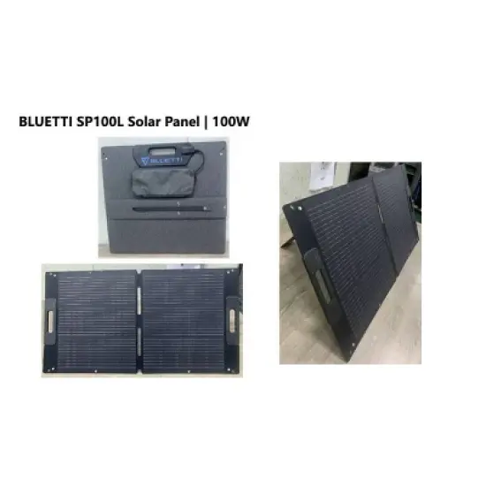 BLUETTI 100W Solar Panel Black image {2}