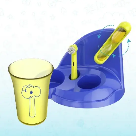 Brusheez Ollie the Elephant Kid's Electric Toothbrush Set image {4}