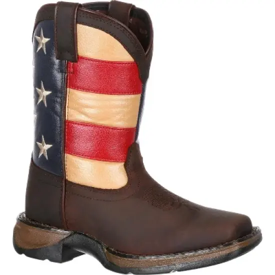 Lil' Rebel by Durango Kids Western Boot, DBT0159, Patriotic image {7}