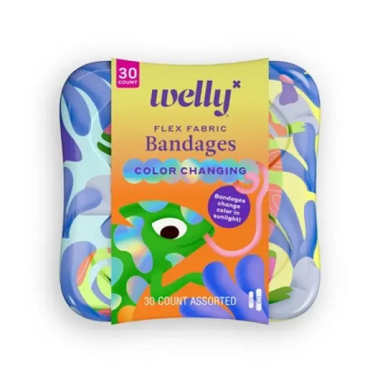Welly Color Changing Flex Fabric Bandages - 30ct image {8}