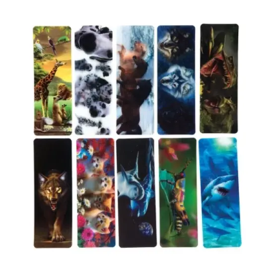 Geddes 3D Lenticular Bookmarks - 50 per bag image {4}