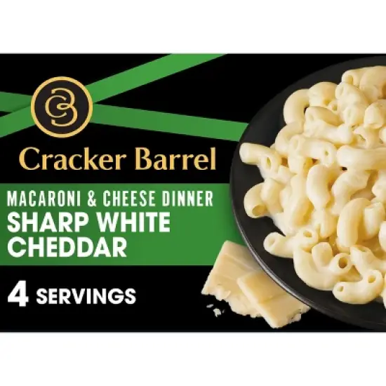 Cracker Barrel Sharp White Cheddar Mac and Cheese Dinner - 14oz image {9}