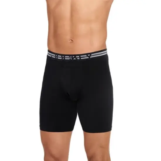 Jockey Men's Sport Stability Pouch Microfiber 9" Long Leg Boxer Brief image {4}