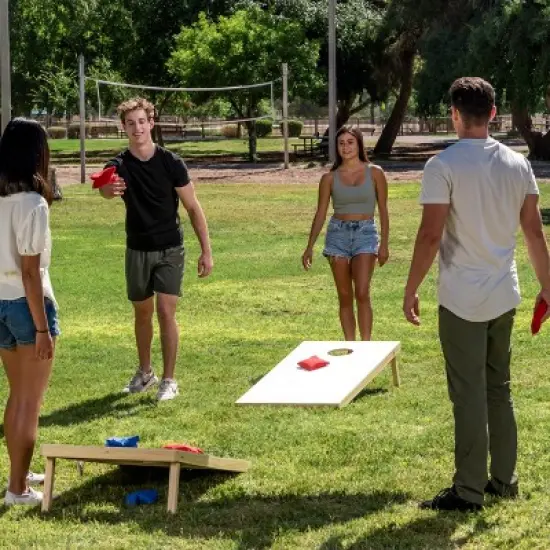 Joyfy 16 PCS Durable Bean Bags All-Weather Toss Game Set, 4.7" Cornhole Bags For Tossing Outside Lawn Yard Party Game For Kids & Adults Indoor Outdoor image {4}