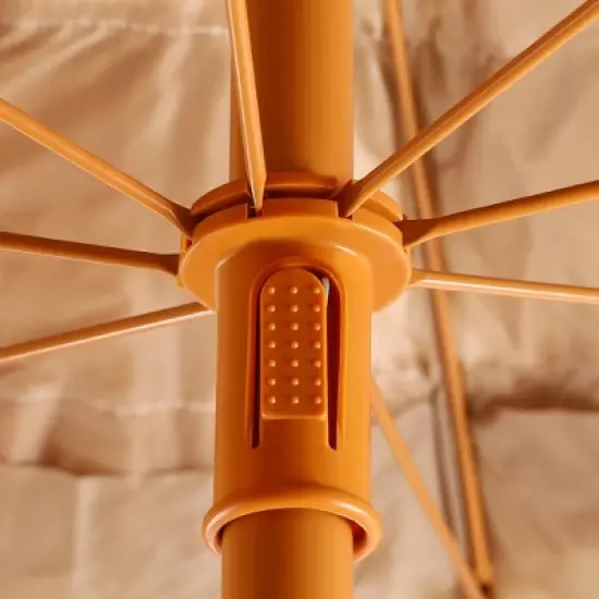 Gulches 8' Thatch Patio Umbrella Tropical Palapa Raffia Hut Hawaiian Hula Beach Umbrella,Straw umbrella image {4}