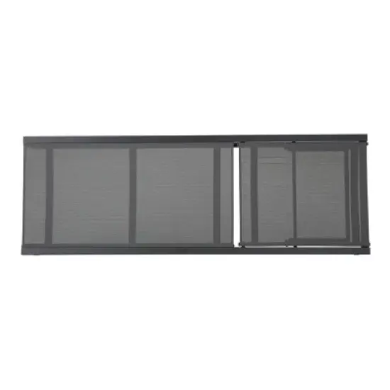 Christopher Knight Home Modesta Outdoor Mesh and Aluminum Chaise Lounge and C-Shaped Side Table Set, Gray/Black image {4}