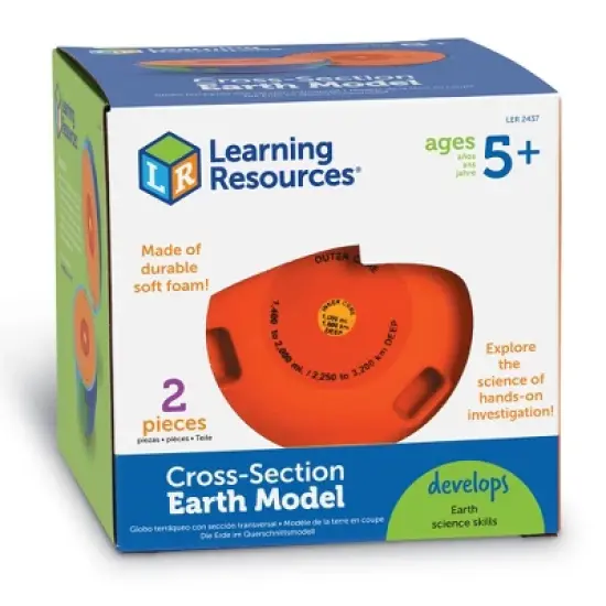 Learning Resources Cross-Section Earth Model - 2 Pieces, Ages 5+ image {4}