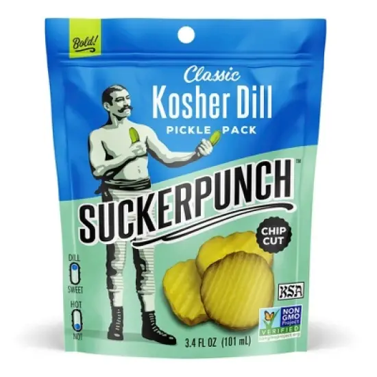 SuckerPunch Gourmet Kosher Dill Pickles - 17 fl oz/5ct image {1}