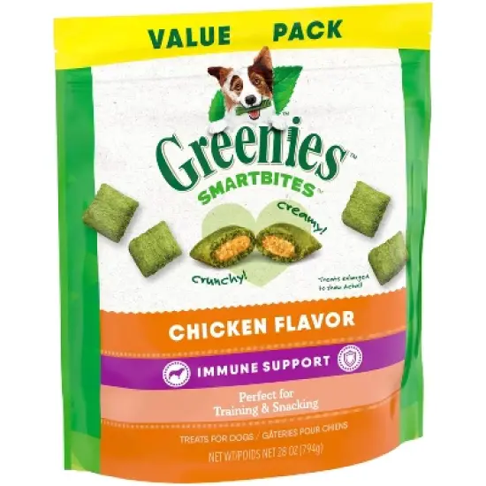 Greenies Canine Crunchy Chicken Flavor Dog Treat - 28oz image {3}