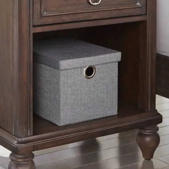 Southport Nightstand Dark Aged Oak - Home Styles image {6}